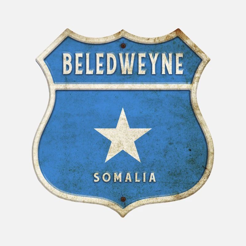 Beledweyne Somalia Wappen Flaggen Design