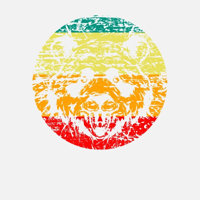 Panda Head retro