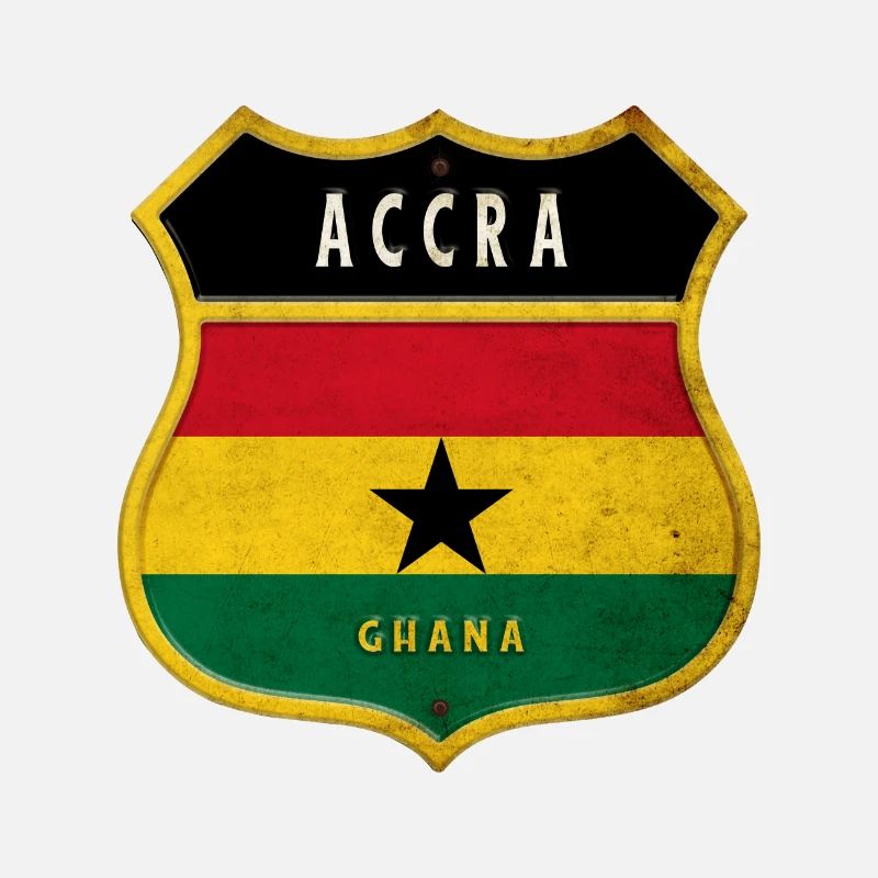 Design du drapeau d'Accra