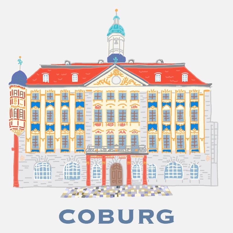 Coburg, historic town hall, Bavaria, Germany