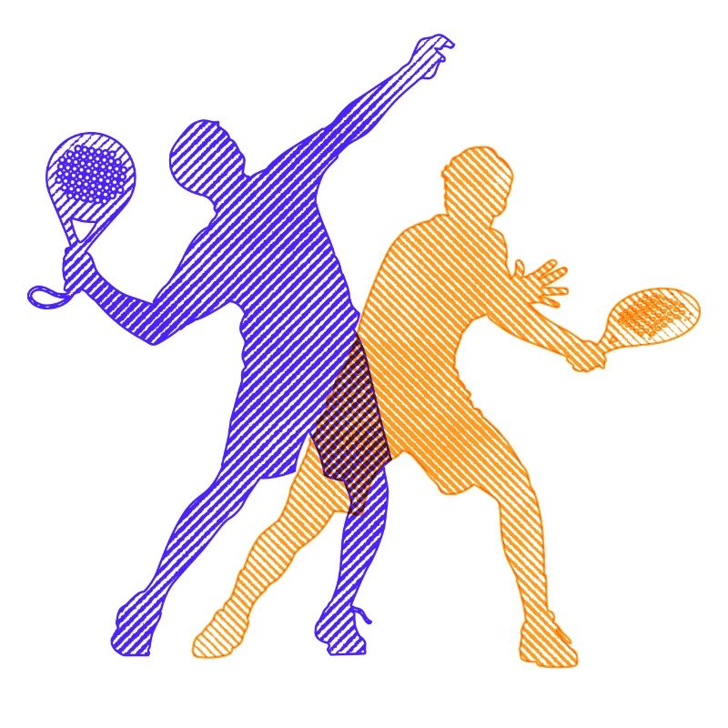 Padel Training Player Trainer Padel Game Racket