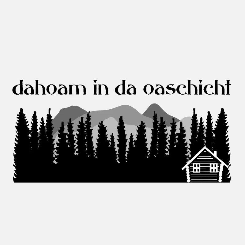 Dahoam à da Oaschicht-Daheim dans un endroit isolé, nature