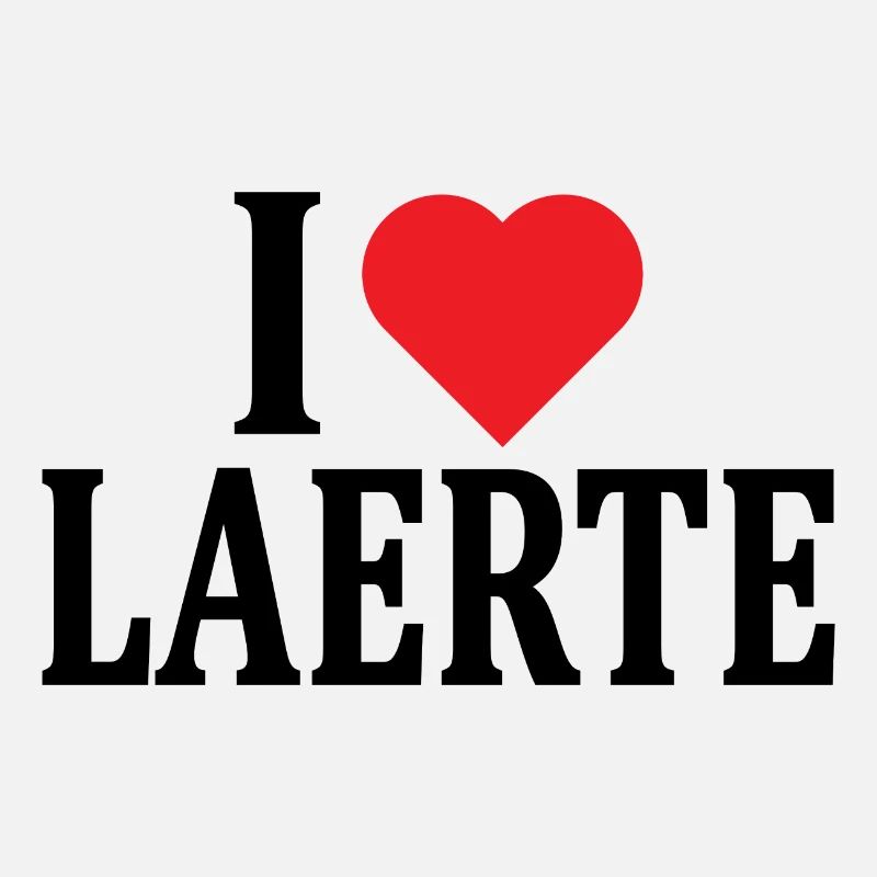 Name T-Shirt Ich liebe Laerte T-Shirt Geschenkidee