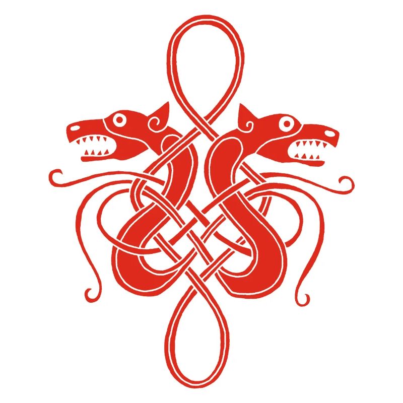 Rote Wikinger-Hydra