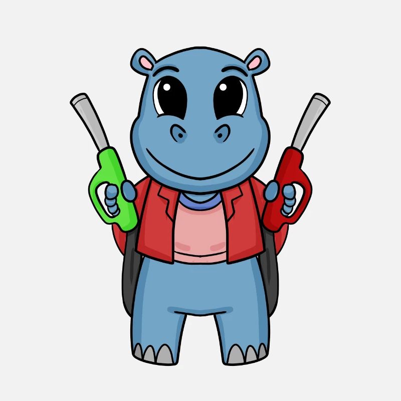 Préposé à la station-service Hippo station-service