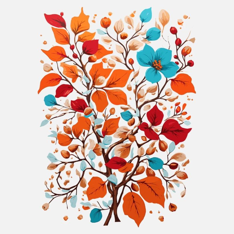 Fleurs aux noix