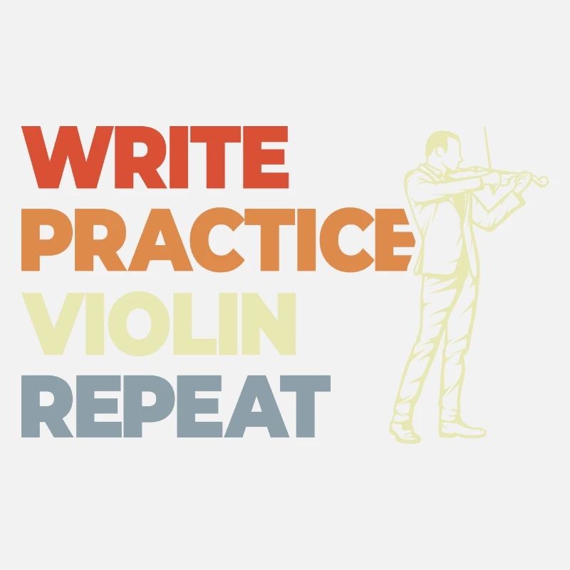 Violon Motivation Look Vintage