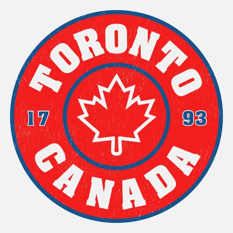 Toronto Kanada Rundemblem Ahornblatt