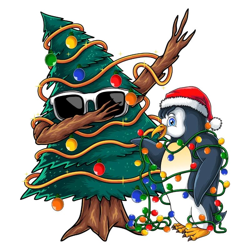 Dapping Tannenbaum -Dapping Weihnachtspullover