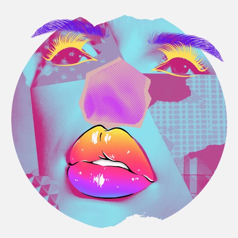 Collage lumineux Pop Art