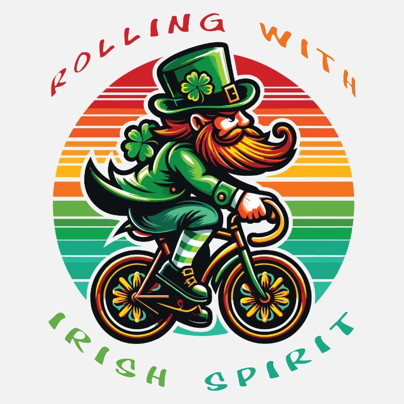 Leprechaun Cycling Saint-Patrick