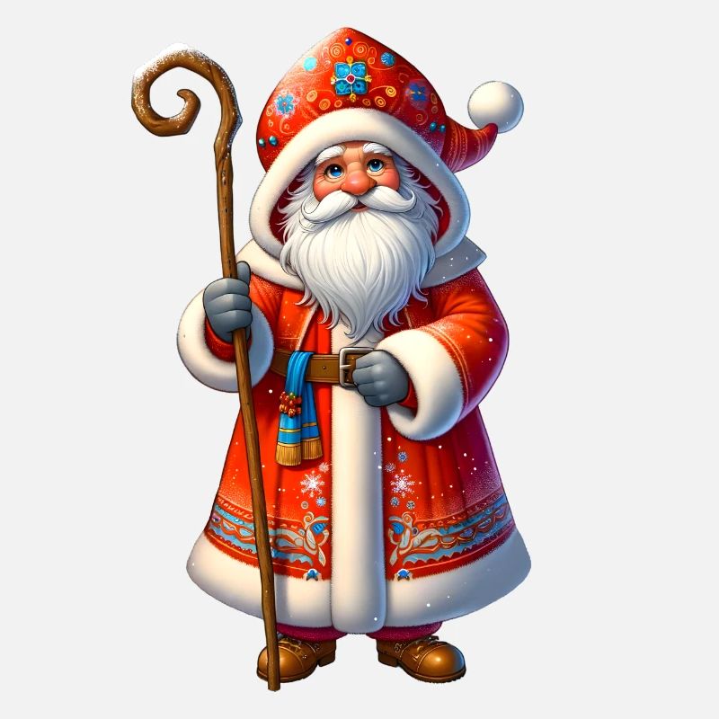 Ded Moroz Snegurotschka russischer Weihnachtsmann