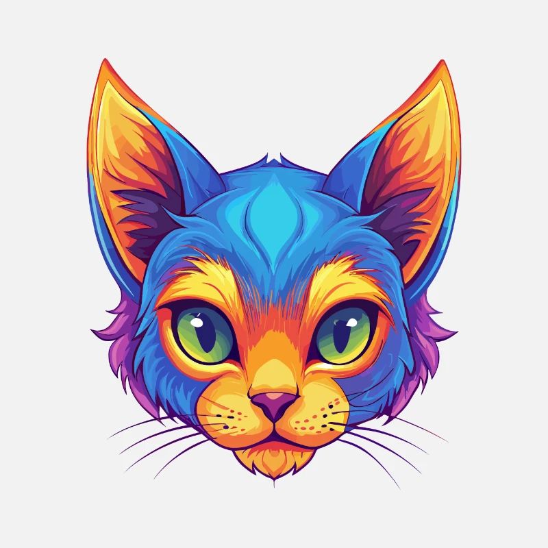 Pixie Bob Cat Breed Cartoon Kawaii Animal Pet