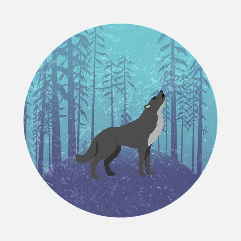 Wolf im Mondwald