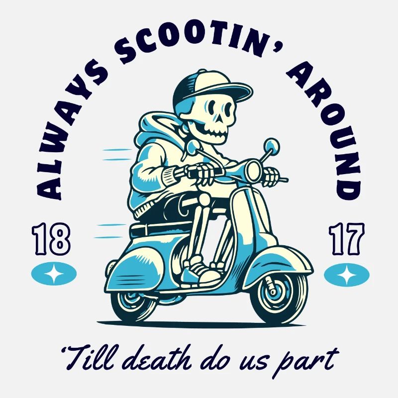 Skeleton sur la conception du scooter