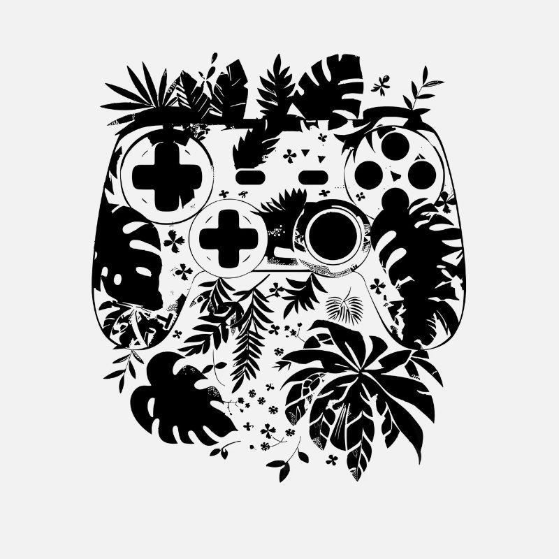 Manette de jeu Style bande dessinée