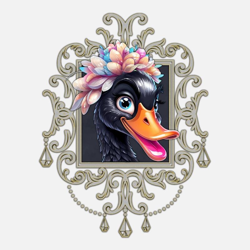 Der glückliche Schwan, ein blauäugiger Charmeur.