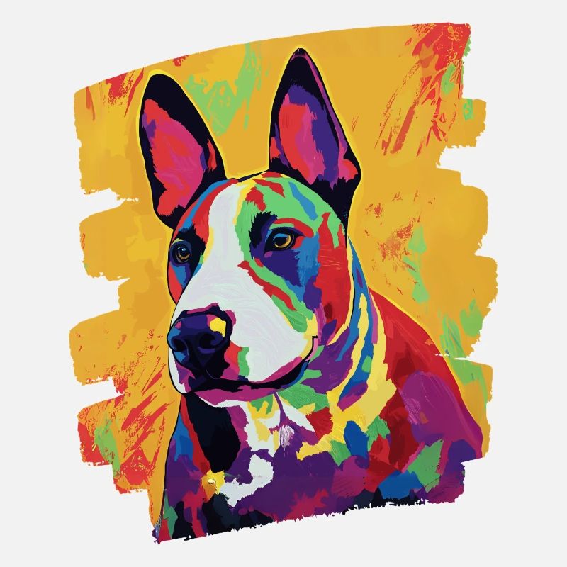 Bull Terrier Fighting Dog