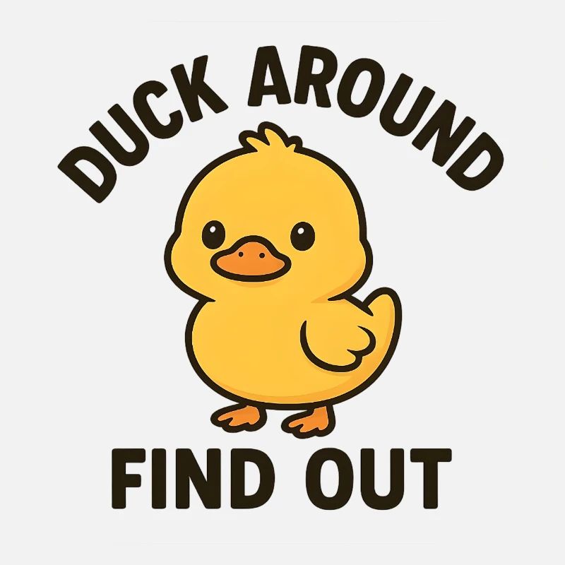 « Canard et découvre » - Canard mème drôle