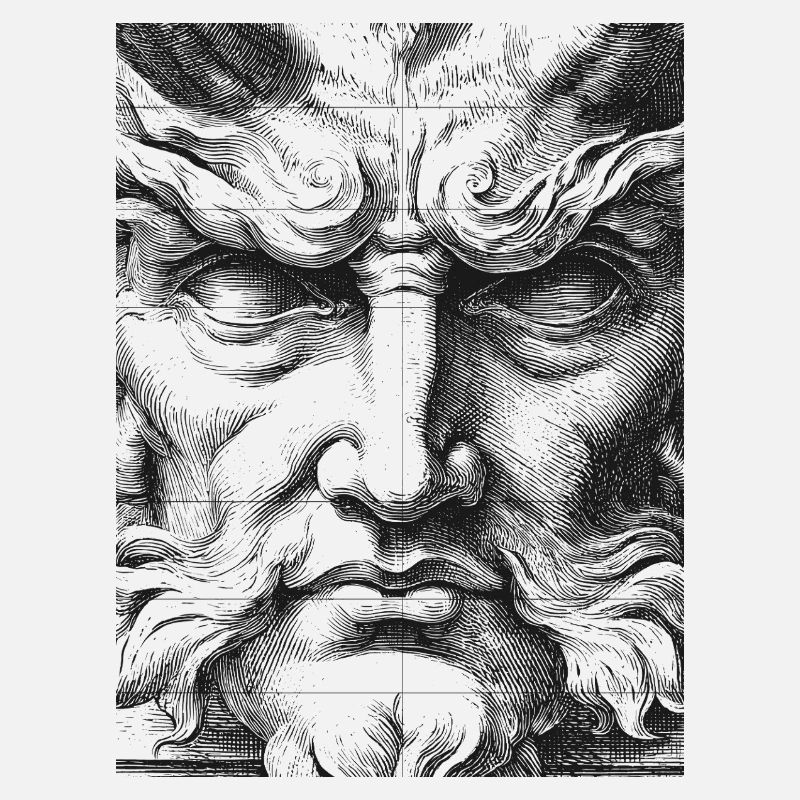 Visage de pierre