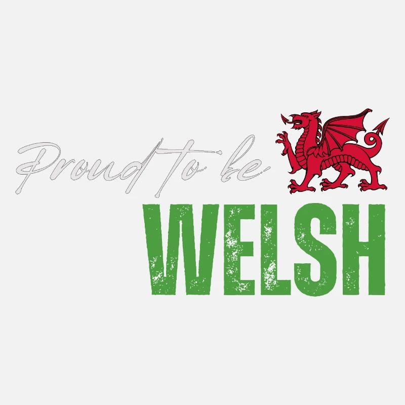 Stolzer Waliser, ich liebe Wales