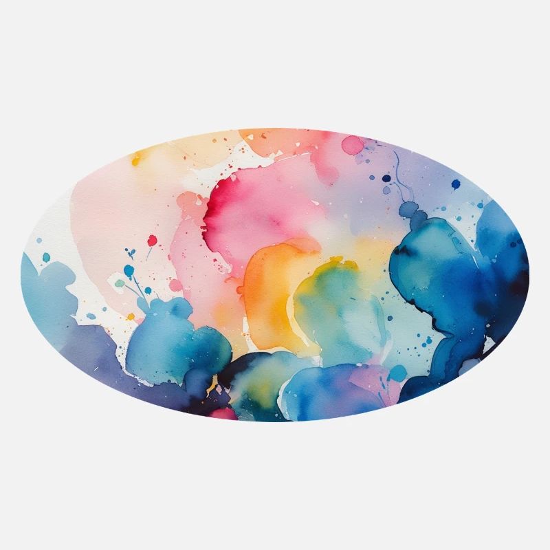 Explosion de peinture à l’aquarelle sur toile