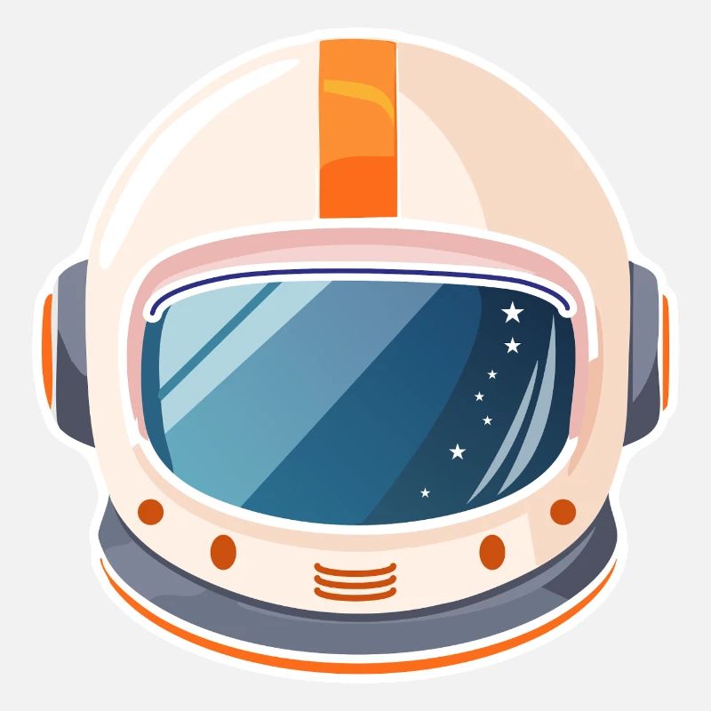 Casque spatial rétro