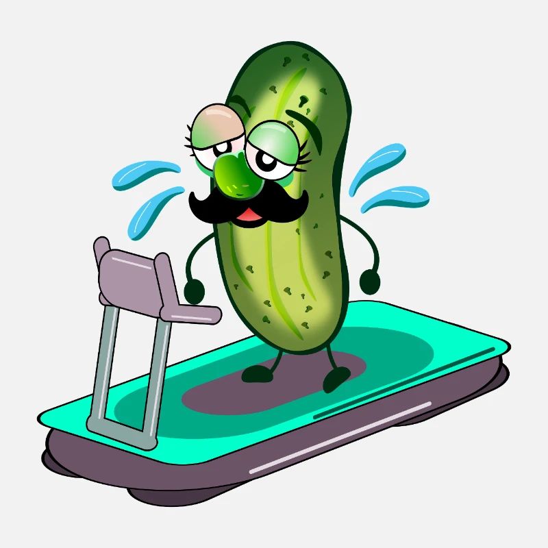 Tapis de course Papa Cornichons