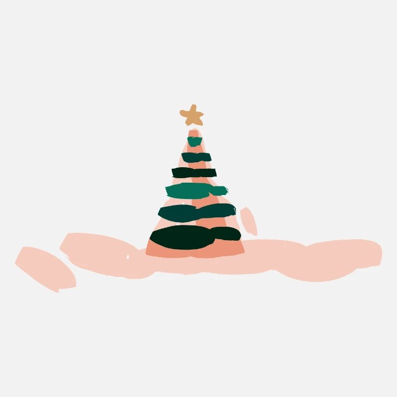 Fabelhafte Weihnachtsbaum Illustration