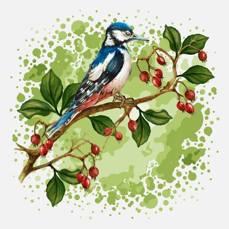 Oiseau coloré