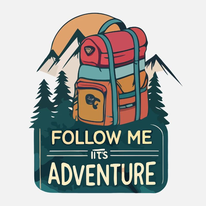 Aventure Backpack Montagnes Foret