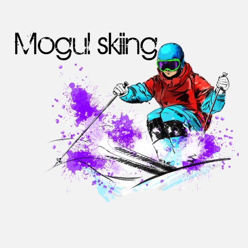 Mogul skiing