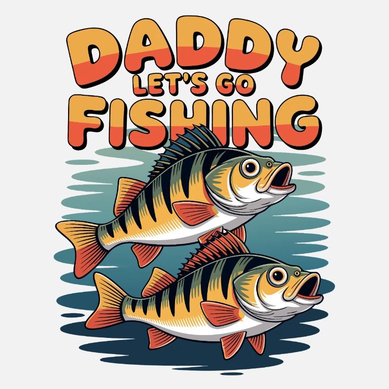 Papa va à la pêche