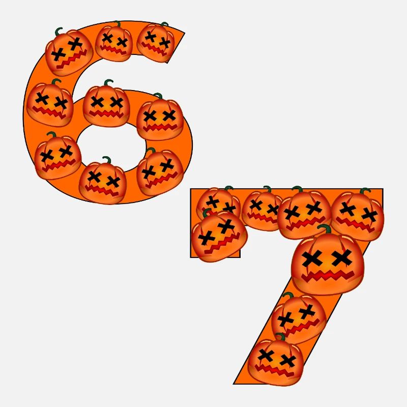 HALLOWEEN PUMPKIN SIX SEVEN