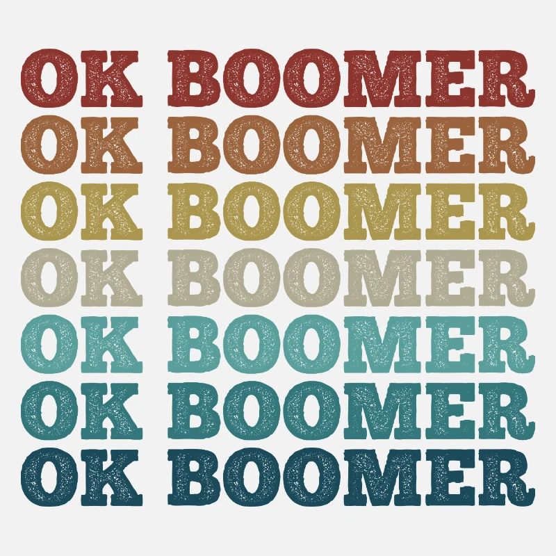 Retro Regenbogen Boomer