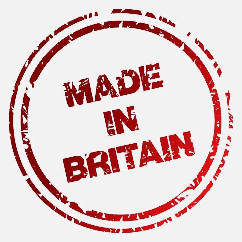 Made in Britain Timbre rouge vieilli
