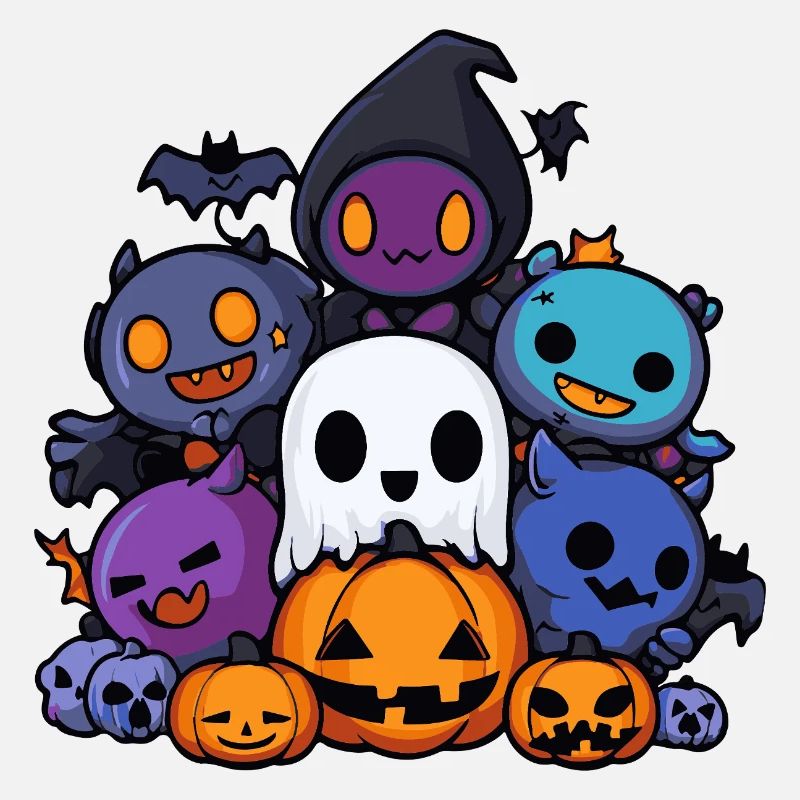 Halloween Party Figures Comic