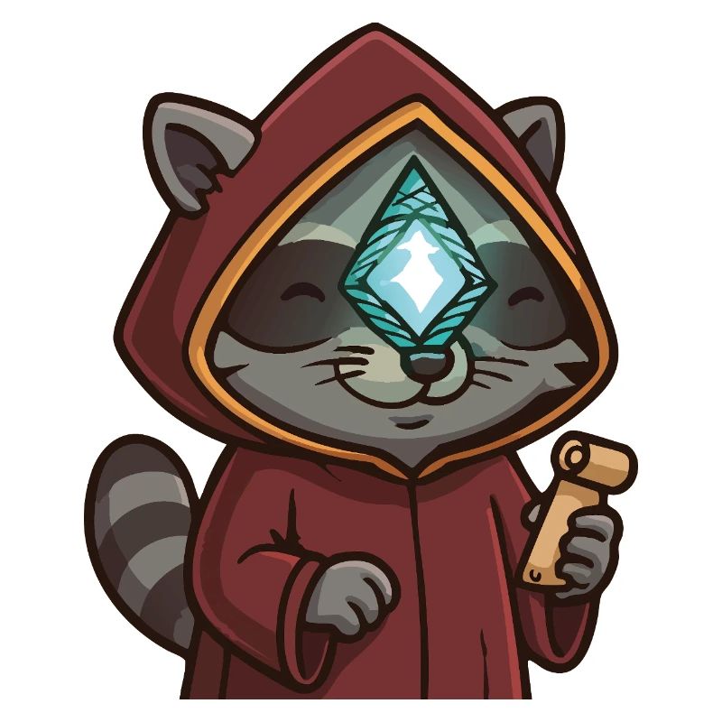 I Feel Enlightened-Raccoon