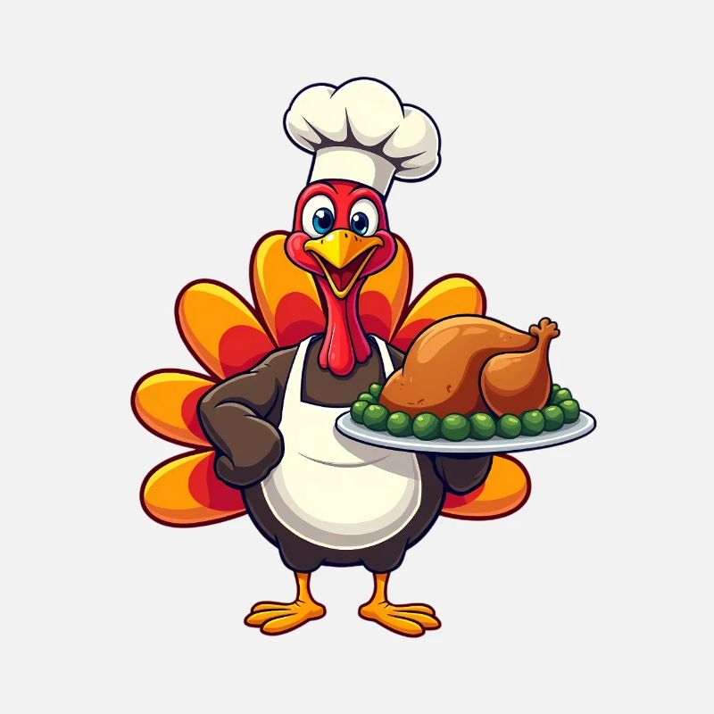 Cuisinier de dinde de Thanksgiving Thanksgiving