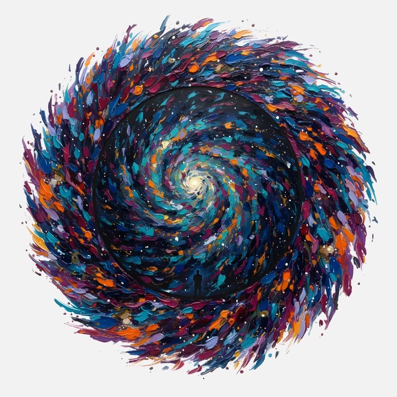 Tourbillons de couleurs de l’infini