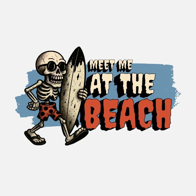 Retrouvez-moi à la plage - Plage - Planche de surf - Surfeur