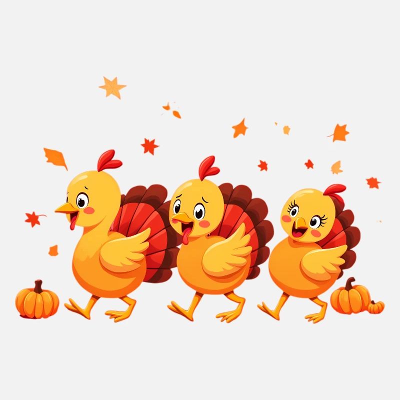 Bébé dinde de Thanksgiving