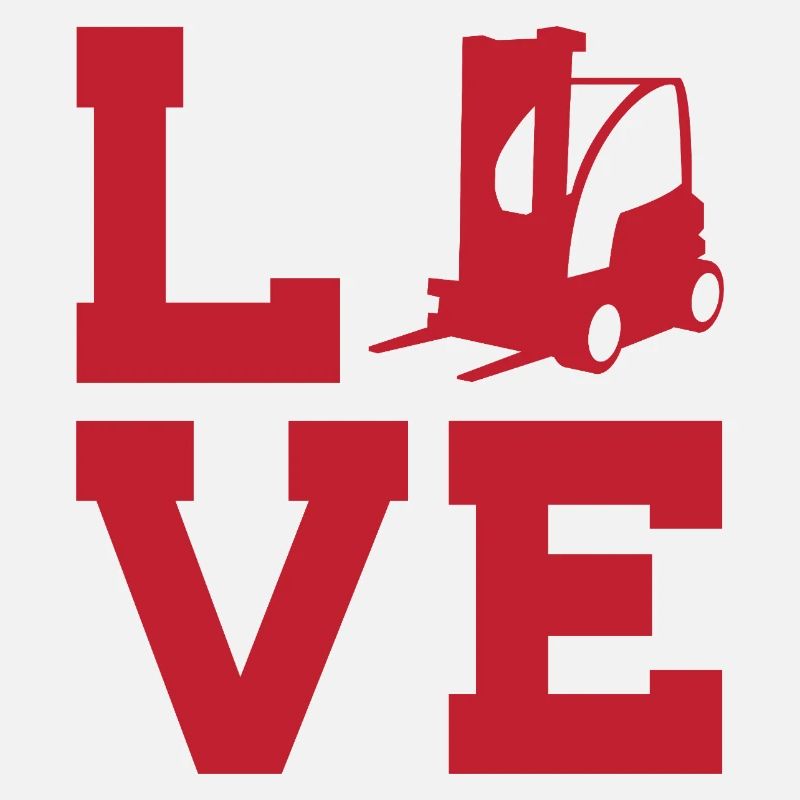 Liebe zum Lager  und Spedition– Gabelstapler