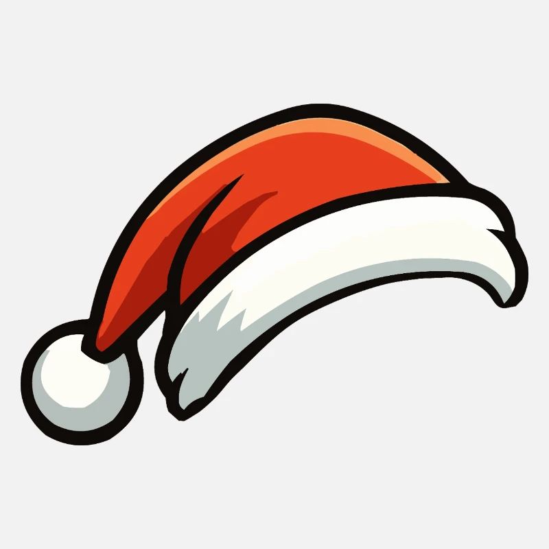Chapeau de Noël festif dessin animé