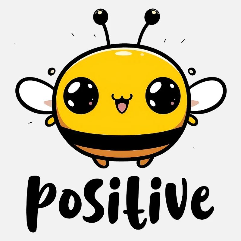 Kawaii Bee Positive
