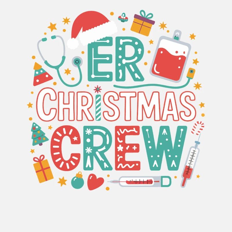 Équipe de Noël des infirmières