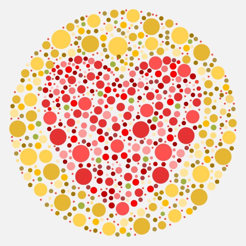 Test de la couleur du cœur