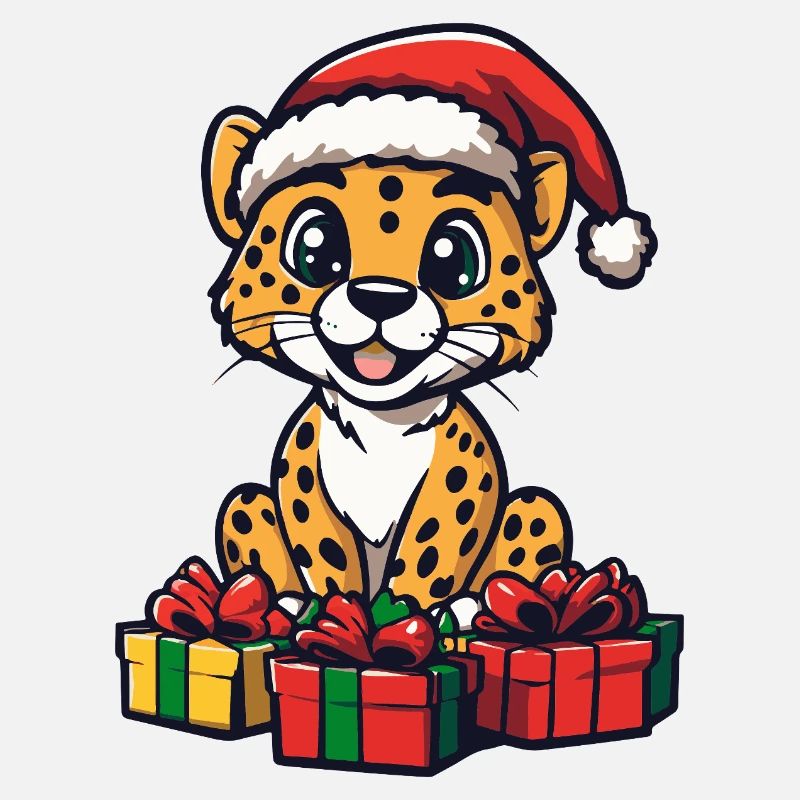 Cadeaux de Noël guépard