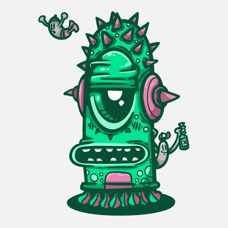 Retro Musical Thorn Monster