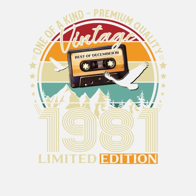 44th Birthday Cassette December Vintage 1981